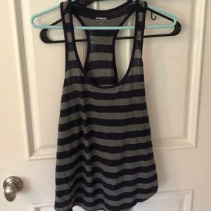 Lightweight cotton racer back tank